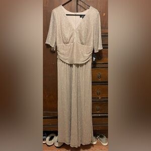 Elegant Beige Evening Gown